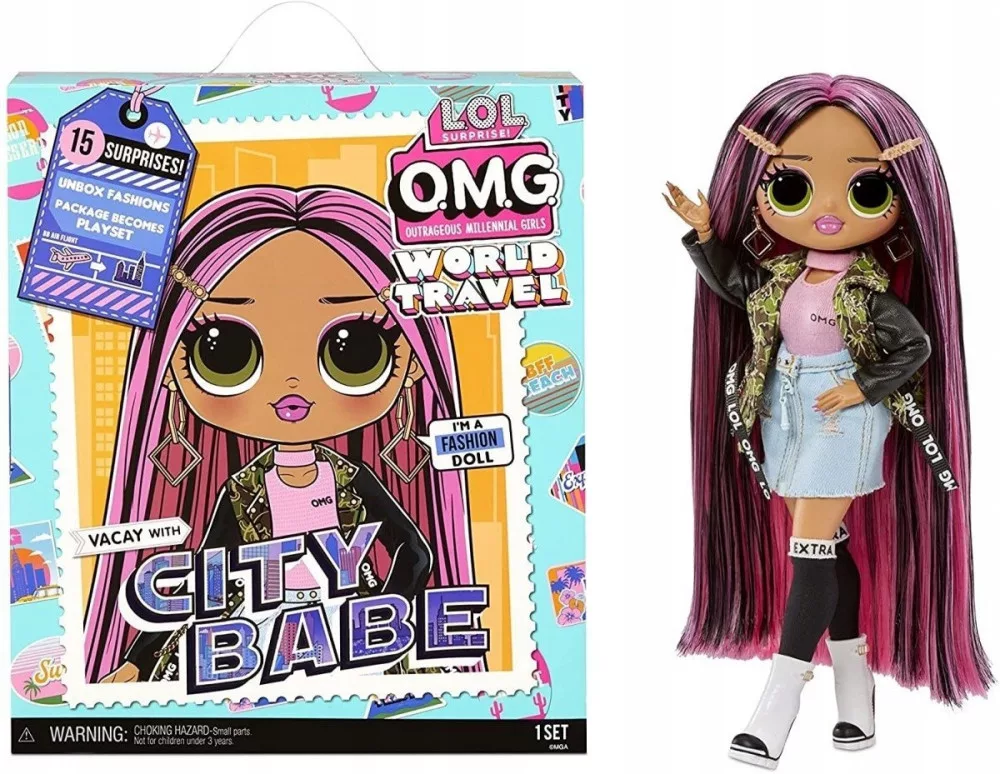 LOL Surprise OMG Doll LOL Surprise OMG Travel Doll City Babe