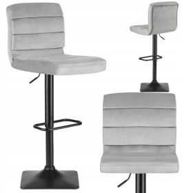    Табуретка Софател, нюанси на сивото, 114 см, дамаска