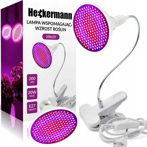  GROW подова лампа за отглеждане на растения Heckermann Home&Garden 20 W