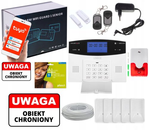 Linbox LCD GSM Guard 1 Старши безжична аларма