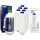  6× Воден филтър за кафе машина AquaFloow Longi бял + Delonghi Ecodecalk DLSC500 декалк 500 ml