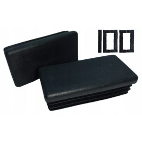   Капачка за профил - Капачка за профили 60х40 100БР., ЧЕРНА