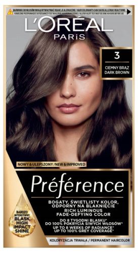  Brasil L'Oreal Recital Preference Dark Brown боя за коса 120 мл
