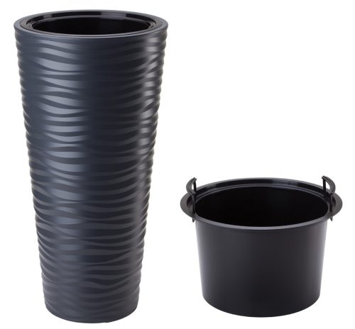  Form-Plastic Sahara Dunes Тънка саксия за цветя 39,5 x 79 см антрацит