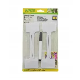  Стояща табела бяла 55 x 15 см 16 бр.