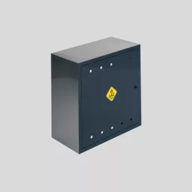   ГАЗОВА КУТИЯ 40х40х25 цвят ГРАФИТ С ГРЪБ