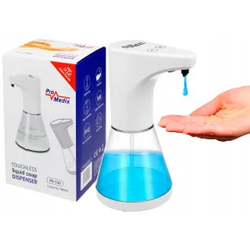   Безконтактен подов дозатор за сапун ProMedix 480 ml бял, прозрачен