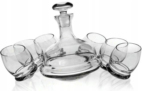 Кана за вода - Комплект Krosno Glass SA | Стъкларски завод Кросно | Szkło-Krosno Roly-Poly | Люлеене | Капитанско | Изпива се 0,75л