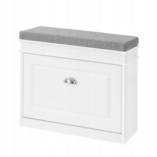  Шкаф за обувки със седалка SoBuy 60 x 52 x 24 см бял