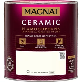   Керамична боя за стена Magnat 2,5 л Бял Диамант C1 мат