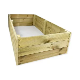  Балконска кутия 123 х 60 см дърво