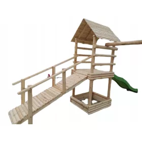   Градинска площадка - Детска площадка, Къща, Люлка, Пясъчник