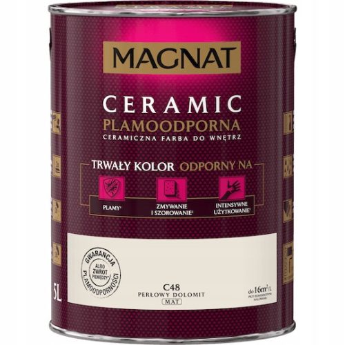 Керамична боя за стена Magnat 5л C48 Перла Доломит мат