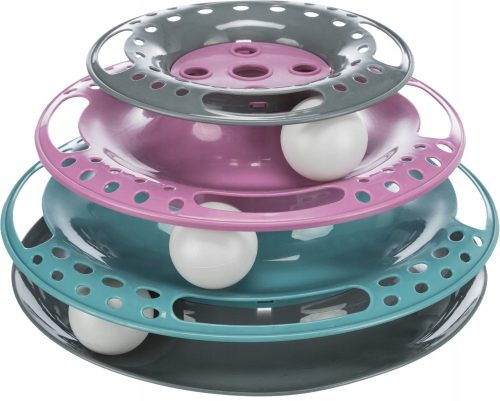  Интерактивна играчка за котка Trixie Пластмасова кула с топки