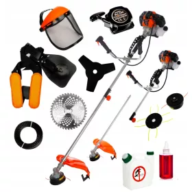    Бензинова косачка MIDORI с капацитет 1 см³ кошница 1л, ширина на косене 15см