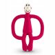  Ортодонтска гризалка Matchstick Monkey, гума, нюанси на червено