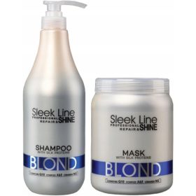  Stapiz SET XXL Sleek Line Blonde Shampoo Mask
