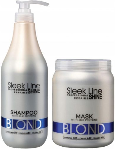  Stapiz SET XXL Sleek Line Blonde Shampoo Mask