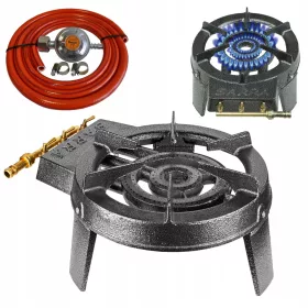   КОМПЛЕКТ 3Z ГОРЕЛКА 10kW Profi Продавач СКОБА ЗА РЕДУКТОР НА МАРКУЧ