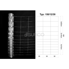 Супико оградна мрежа 1,5х50м
