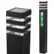  Квадратен стълб за осветление Lumiled E27 80см черен