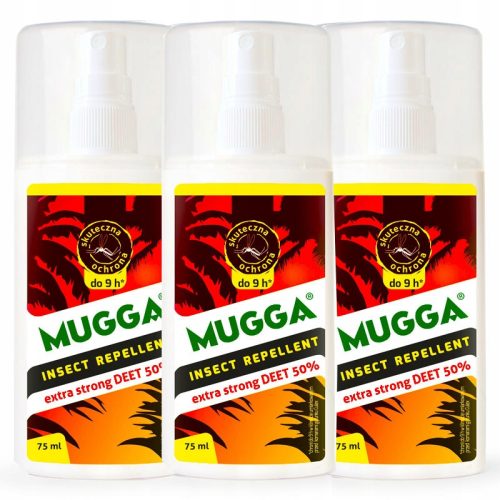Mugga Deet спрей против комари и кърлежи 50% 75 мл