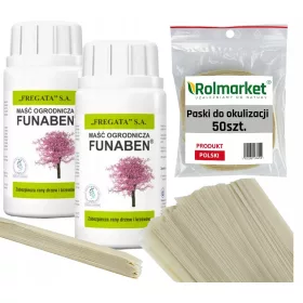   Препарат за растителна защита - Фунабен мехлем за рани 500гр + Ваксинални ленти 50бр
