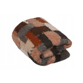   Одеяло - Вълнено одеяло Best Wool 200 см х 180 см бежово, кремаво, нюанси на кафяво, нюанси на червено, нюанси на оранжево, многоцветно
