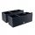  Prosperplast саксия 60 cm x 25 x 24 cm пластмасови нюанси на сиво и сребристо
