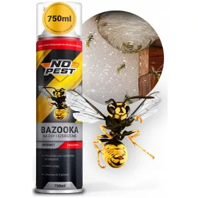   Препарат против насекоми - No Pest Bazooka спрей за оси и стършели 750 мл