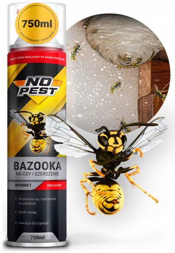 Препарат против насекоми - No Pest Bazooka спрей за оси и стършели 750 мл