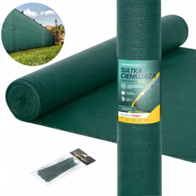   Мрежа за засенчване 140g Linarem SiatkiNets зелена 1.5m x 10m