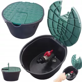    ИЗПОМПВАНЕ НА ВОДОВЗЕМНА КУТИЯ С 3/4 ИНЧА ОВАЛЕН ВЕНТИЛ ЗА НАПОЯВАНЕ