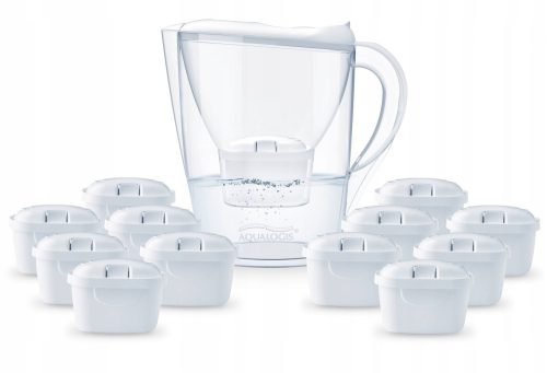  Филтърна кана Aqualogis Harmony 2,6 л, бяла