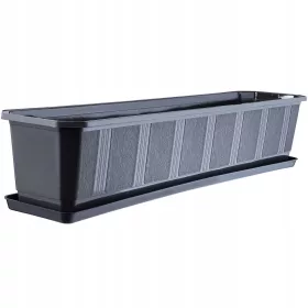    Балконска кутия 80 х 17 см, пластмаса