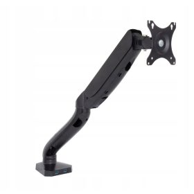    Газов държач за бюро за 1 LED/LCD монитор 10-32" L-17GD 9 кг 2x USB 3.0