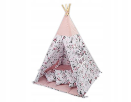 Градинска къща, палатка - Класическа палатка TIPI + постелка + 3 възглавници DARLAND