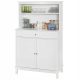  SoBuy бял кухненски шкаф 40 x 90 x 148 см цвят на лицевата част: бял