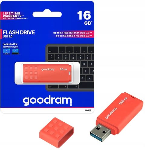  GOODRAM UME3 флашка 32 GB USB 3.0 оранжева
