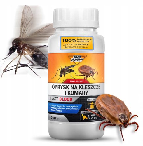  Течност против кърлежи и комари No-Pest 0,25 кг 250 мл