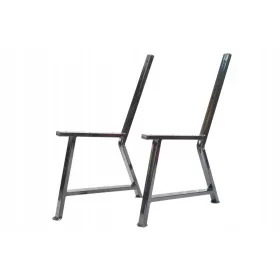   Градинска пейка - Пейка с метална облегалка 79 х 2 см