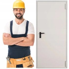   БЯЛА ПРОТИВОПОЖАРНА ВРАТА HORMANN EI30 80см