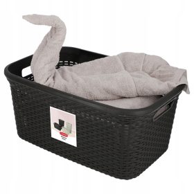    Стоящ кош за пране Curver 45л, нюанси на кафяво и бежово