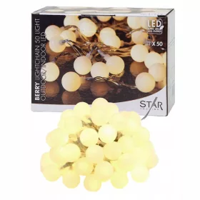    LED ГИРЛЯНИ ТОПКИ Градински лампи Верига 50X