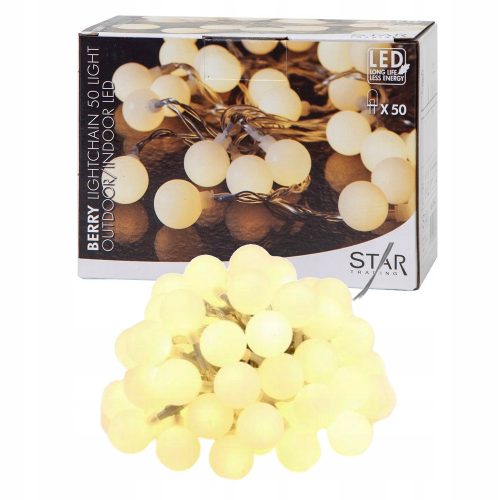  LED ГИРЛЯНИ ТОПКИ Градински лампи Верига 50X