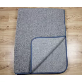   Одеяло - Limar Tannery Кожено одеяло вълна 200 см x 220 см нюанси на сивото