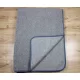 Одеяло - Limar Tannery Кожено одеяло вълна 200 см x 220 см нюанси на сивото