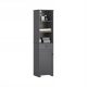 Шкаф за баня SoBuy BZR17-DG сив 40x35x161 см