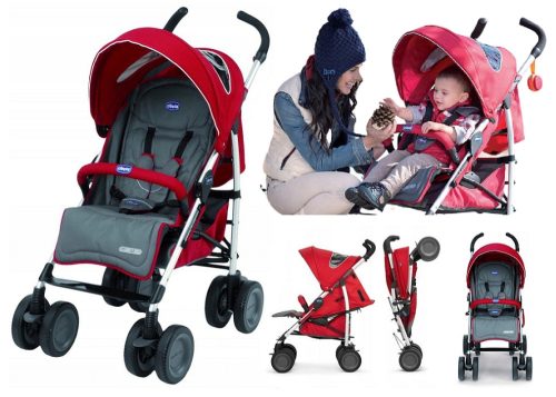  Детска количка Chicco Multiway Evo Fire, червена