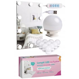    LED ЛАМПИ ЗА ОБЛИЧАНЕ НА ОГЛЕДАЛО ЗА ГРИМ